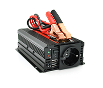 Інвертор напруги KY-M3000, 350W, 12/220V, Line-Interactive, LCD, 2 універсальні розетки, 1 USB