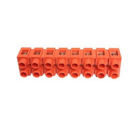 Клемний блок H2519-8P 36A/660V, матеріал мідь, переріз дроту 0.5-6мм2