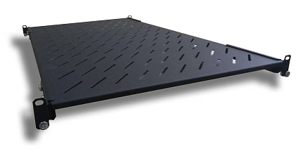 Полка универсальная U-FS-80-BLACK на 4 точки для шкафа/стойки глубиной 800 (600)