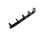 Кабельный органайзер 19", корпус-металл, 1U/5 колец, Q50