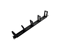 Кабельный органайзер 19", корпус-металл, 1U/5 колец, Q50