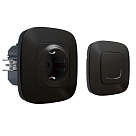Набор упр. электроприборами (Smart-розетка + Smart-выключатель) Valena Allure with NETATMO, антрацит