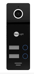 Вызывная панель на 2 абонента MEGA/2 FHD Black