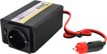 Инвертор напряжения ORBUS ORMS300 (300Вт), 24 / 220V, approximated, 1 универсальная розетка, клемы +