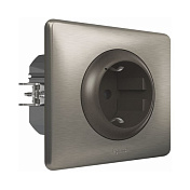 Умная розетка 2К + З (Celiane with NETATMO), графит