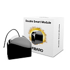 Розумне реле Fibaro Double Smart Module 2x1.5kW, чорний 