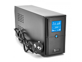 ДБЖ E-RTM1000 (600W) ELF-D, LCD, AVR, 3st, 3xSCHUKO socket, 2x12V7Ah, metal Case