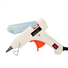 Пістолет клейовий з живленням від 220V HS-6502 40W, клей діаметром-7мм/11мм, White, Blister