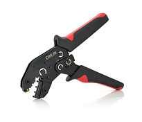 Инструмент обжимной SN-02C для обжимки клемм, 0.5-2.5mm2, Black-red