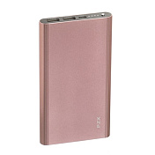 Power bank 20000mAh PZX-C158, USB-1A + mini USB + кабель USB micro, LED ліхтарик, Rose, Blister-BOX