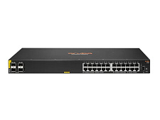 Комутатор HPE Aruba 6100, 24xGE, 4xSFP+, PoE Class 4 370W (JL677A)