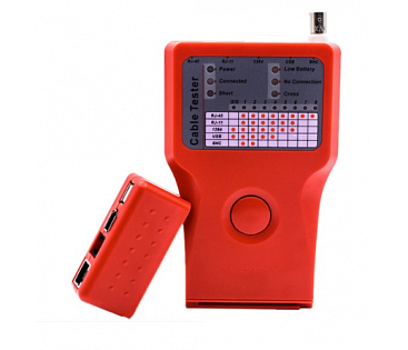 Кабельный тестер мультифункциональный 5 в 1 RJ-11/RJ-45/BNC/USB/1394