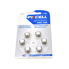 Батарейка повітряно-цинкова PKCELL 1.4V ZA13, 6 штук у блістері, ціна за блістер