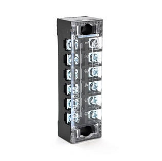 Клеммная колодка 6-разрядная TB-1506 15A / 600V, сечение провода 0,5-1,5мм2, 100 шт в упаковке, цена