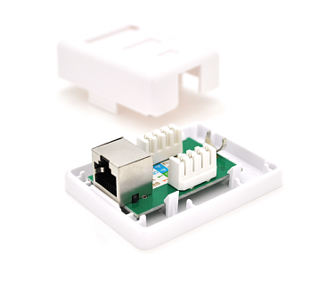 Розетка 8P8C RJ-45, кат 6, FTP, 1 порт