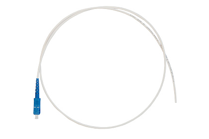 Пигтейл оптический SC/UPC, SM, LSZH, G.657A1, 3мм, белый, 1 м