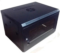 Шафа настінна 4U 600х600 розбірна WMNC66-4U-FLAT-AC-BLACK