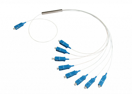 PLC Splitter (Сплиттер) 1x8, SC/UPC, 900 um, G657A
