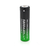 Акумулятор 18650 Li-Ion GTL, 5800mAh, 1.0A, 4.2/3.7/2.5V, Green, 2 штуки в упаковці, ціна за 1 шт