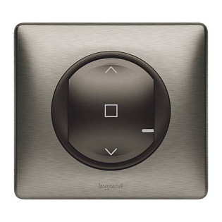 Умный выключатель жалюзи 2А 230В Celiane with NETATMO, графит