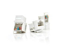 Модуль узкий Keystone Jack RJ-45 кат.5E UTP, 20,1 мм, Q100