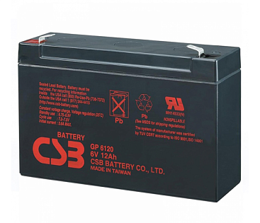 Аккумуляторная батарея GP6120 6V 12Ah