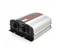 Инвертор напряжения Carspa-1200-122 (1200Вт), 12 / 220V, approximated, 1Shuko, USB, клеммы, Box Q4