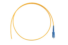 Пигтейл оптический SC/UPC, SM, LSZH, G.657A1, 3мм, желтый, 1 м