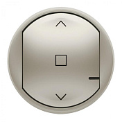 Лиц. панель для умного выключателя жалюзи Celiane with NETATMO, титан