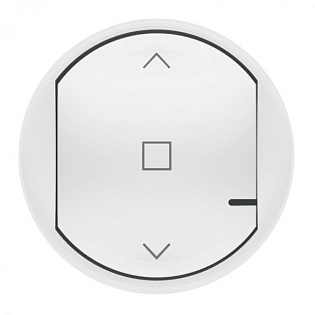 Лиц. панель для умного выключателя жалюзи Celiane with NETATMO, белый