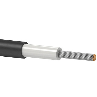 Кабель для солнечных панелей H1Z2Z2-K 1*4 black