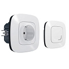 Набор упр. электроприборами (Smart-розетка + Smart-выключатель) Valena Allure with NETATMO, белый