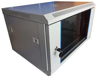 Шкаф настенный 6U 600х450 разборный WMNC-6U-FLAT-AC