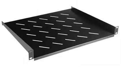 Полка консольная CS-450-2U-BLACK для шкафа глубина 450 мм 2U