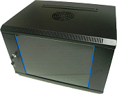 Шафа настінна 15U 600х450 розбірна WMNC-15U-FLAT-AC-BLACK
