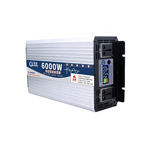 Инвертор напряжения с правильной синусоидой, 6000W, 12/220V-3000W