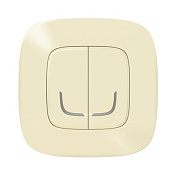 Розумний бездротовий вимикач 2-клавішний Valena Allure with NETATMO, слонова кістка 