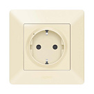 Розумна розетка 2К + З (Valena Life with NETATMO), 16А 230В, слонова кістка 
