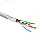 КВПЭ FTP (4*2*0.51) 4p 24 AWG, (CCA), екран, внутрішній, 305м, білий 