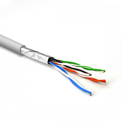 КВПЭ FTP (4*2*0.51) 4p 24 AWG, (CCA), экран, внутренний, 305м, белый