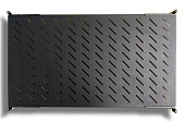 Полиця універсальна U-FS-100-BLACK на 4 точки для шафи/стійки глибиною 1000 (800)