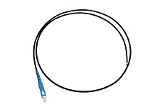 Пігтейл оптичний SC/UPC, SM, LSZH, G.657A1, 3мм, чорний, 1м 