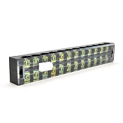 Клемна колодка 12-розрядна TB-4512 45A/600V, переріз дроту 0,5-4,0мм2, 20 шт в упаковці, ціна
