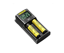 Зарядное устройство универсальное Nitecore Digicharger UM2, 2 канала, LCD дисплей