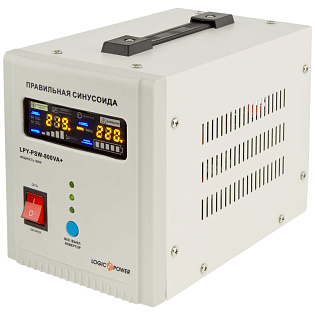 ИБП LPY-PSW-800VA+ (560Вт) 5A/15A с правильной синусоидой 12В