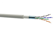 Ok-net КПВЭО-ВП (200), 4x2x0.51, внутренний, SF/UTP, ПВХ медь, Cat5e, бухта 305 м