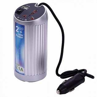 Инвертор напряжения в прикуриватель Voltronic, 150W, 12 / 220V, approximated, универсальная розетка,