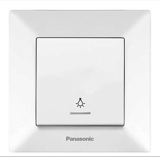Кнопка вызова Panasonic Arkedia Slim, белая