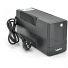 ДБЖ Velli 2K (1200W) LED, 162-290VAC, AVR 1st, 4 SCHUKO, 2x12V9Ah, plastik Case