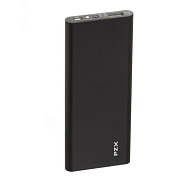 Power bank 11200mAh PZX-C118, USB-2.1A + mini USB + кабель USB micro, LED ліхтарик, Black, Blister-BOX